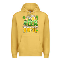 Antique Gold St.Patrick's Beer time Premium Hoodie - HowdyJamesFarm