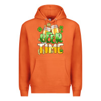 Carrot St.Patrick's Beer time Premium Hoodie - HowdyJamesFarm