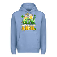 Colony Blue St.Patrick's Beer time Premium Hoodie - HowdyJamesFarm