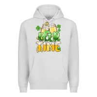 Dove Grey St.Patrick's Beer time Premium Hoodie - HowdyJamesFarm