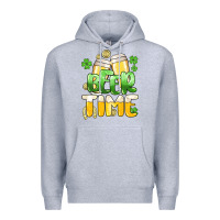 Heather Grey St.Patrick's Beer time Premium Hoodie - HowdyJamesFarm