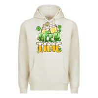 Oatmeal Heather St.Patrick's Beer time Premium Hoodie - HowdyJamesFarm