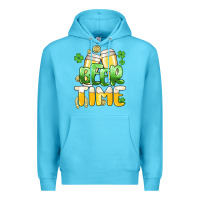 Ocean Blue St.Patrick's Beer time Premium Hoodie - HowdyJamesFarm