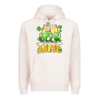 Pale Pink St.Patrick's Beer time Premium Hoodie - HowdyJamesFarm