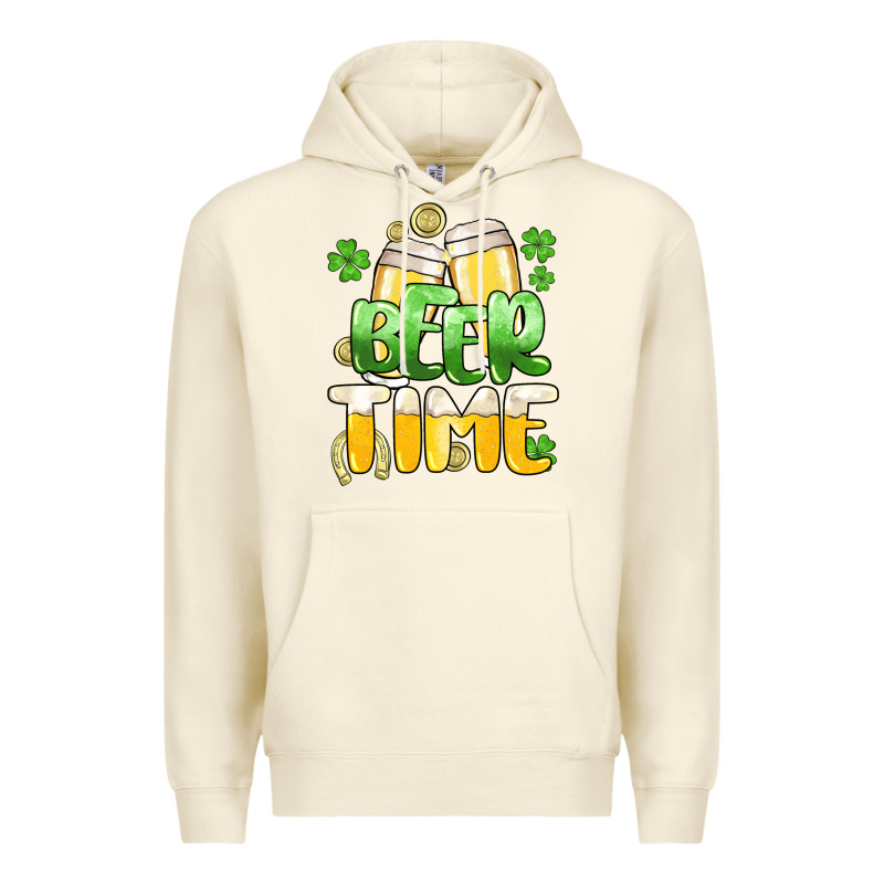 St.patrick's Beer Time Premium Hoodie by HowdyJamesFarm | Teevron