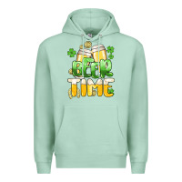 Seafoam St.Patrick's Beer time Premium Hoodie - HowdyJamesFarm