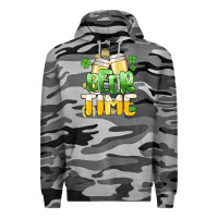 Slate Camo St.Patrick's Beer time Premium Hoodie - HowdyJamesFarm