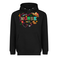Black Cinco de mayo Nurse Heavyweight Hoodie - FaDigitalArtStudio