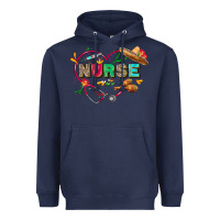 Navy Cinco de mayo Nurse Heavyweight Hoodie - FaDigitalArtStudio
