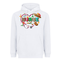 White Cinco de mayo Nurse Heavyweight Hoodie - FaDigitalArtStudio