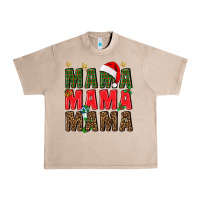 French Oak Christmas Mama Urban Heavy Tee - BundleAndBundleShop