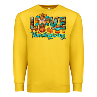 Lemon Love Thanksgiving Gobble And Frappe Premium Sweatshirt - FaDigitalArtStudio