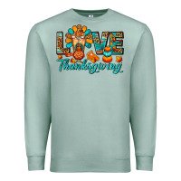 Seafoam Love Thanksgiving Gobble And Frappe Premium Sweatshirt - FaDigitalArtStudio
