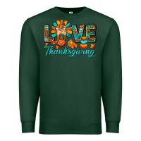 Sports Green Love Thanksgiving Gobble And Frappe Premium Sweatshirt - FaDigitalArtStudio