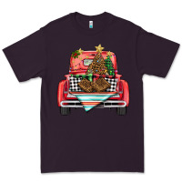 Plum Christmas truck Premium Tee - BarkalooDesign