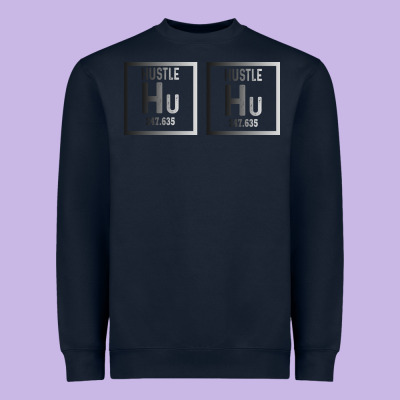 Hustle Harder Neon Heavyweight Sweatshirt Designed By Bettercallsaul