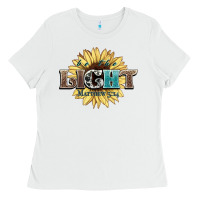 White be the light matthew Ladies Tee - NancyCooperArtShop