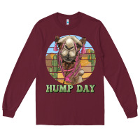 Burgundy hump day camel Long Sleeve Tee - BarkalooDesign