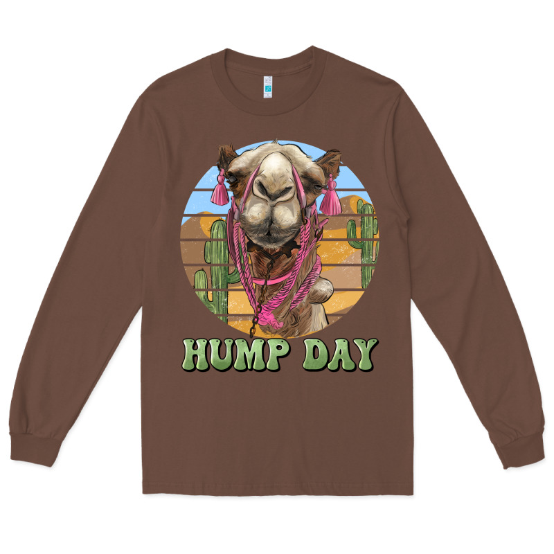 Hump Day Camel Long Sleeve Tee by BarkalooDesign | Teevron