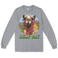 Heather Grey hump day camel Long Sleeve Tee - BarkalooDesign
