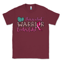 Burgundy this is what warrior looks like Classic Tee - JahusDesignShop