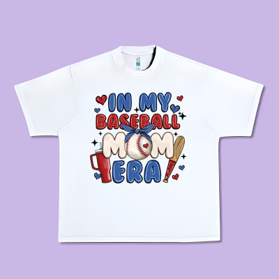 In My Baseball Mom Era Urban Heavy Tee Designed By Jahusdesignshop