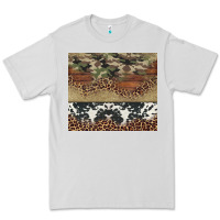 Dove Grey cowhide leopard camouflage Premium Tee - Jasminsmagicworld