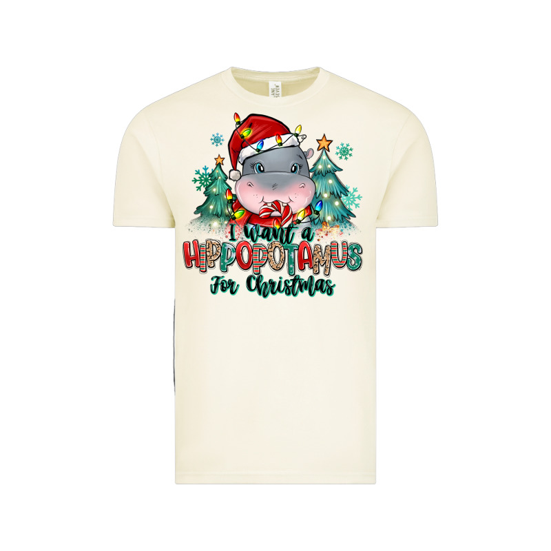 I Want A Hippopotamus For Christmas Vintage Tee by MaliasSmallBusiness | Teevron
