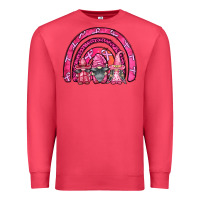 Cardinal breast cancer rainbow gnomes Premium Sweatshirt - FaDigitalArtStudio
