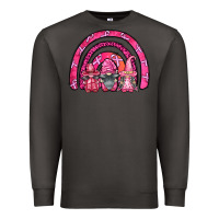 Smoke breast cancer rainbow gnomes Premium Sweatshirt - FaDigitalArtStudio