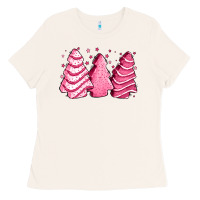 Bone pink Christmas cakes Ladies Tee - Jasminsmagicworld