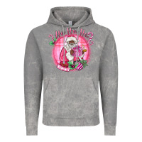 Cloud Rock ho ho ho pink black santa christmas Vintage Hoodie - MaliasSmallBusiness