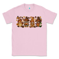 Bubblegum Pink thanksgiving gnomies bbs Classic Tee - BundleAndBundleShop