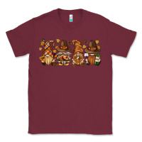 Burgundy thanksgiving gnomies bbs Classic Tee - BundleAndBundleShop