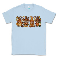 Dusty Blue thanksgiving gnomies bbs Classic Tee - BundleAndBundleShop