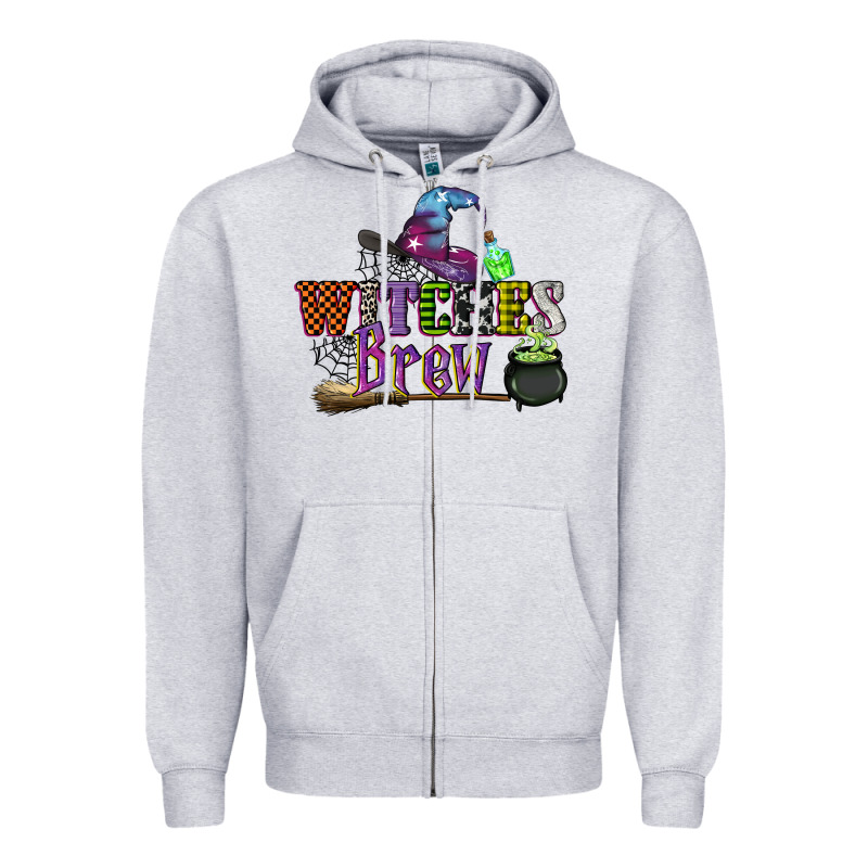 Witches Brew Zipper Hoodie by CowGirlArtShop | Teevron