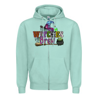 Seafoam witches brew Zipper Hoodie - CowGirlArtShop