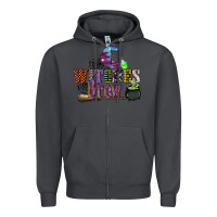Smoke witches brew Zipper Hoodie - CowGirlArtShop