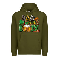Army Green Bad and boozy St. Patrick's Day Premium Hoodie - CowGirlArtShop