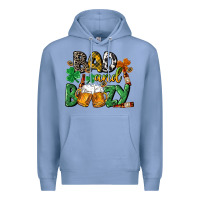 Colony Blue Bad and boozy St. Patrick's Day Premium Hoodie - CowGirlArtShop