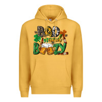 Mustard Bad and boozy St. Patrick's Day Premium Hoodie - CowGirlArtShop