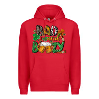 Red Bad and boozy St. Patrick's Day Premium Hoodie - CowGirlArtShop