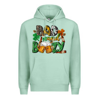 Seafoam Bad and boozy St. Patrick's Day Premium Hoodie - CowGirlArtShop