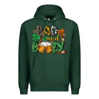 Sports Green Bad and boozy St. Patrick's Day Premium Hoodie - CowGirlArtShop