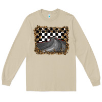 Leopard Racing  Background Long Sleeve Tee | Teevron