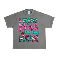 Tornado I Wear Pink For My Mom Urban Heavy Tee - BundleAndBundleShop
