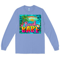 Colony Blue beach babe Long Sleeve Tee - BarkalooDesign