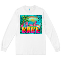 White beach babe Long Sleeve Tee - BarkalooDesign