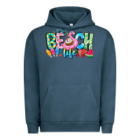 Pigment Midnight Navy Besch Life Urban Hoodie - CowhideDigitalArt