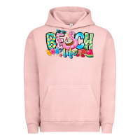 Pigment Salmon Besch Life Urban Hoodie - CowhideDigitalArt